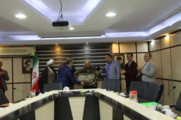 مراسم تکریم و معارفه سرپرست مرکز آموزشی و درمانی روانپزشکی رازی (امین آباد)